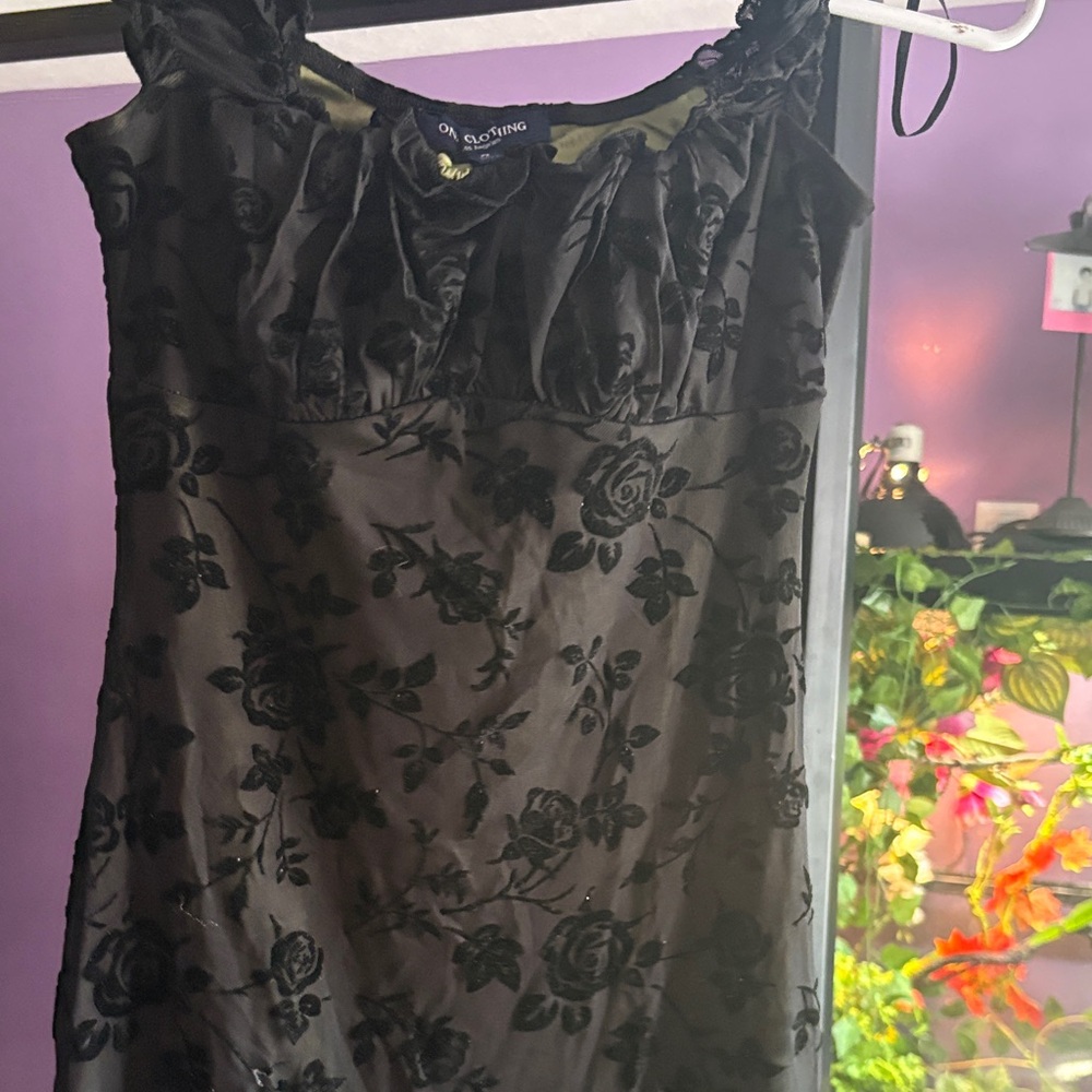 One Clothing Black Floral Dress